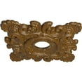 thumbnail image 3 of Ekena Millwork 18"W x 18"H x 3 1/4"ID x 1 1/2"P Crawley Ceiling Medallion (Fits Canopies up to 6 3/4"), Hand-Painted Smokey Topaz Crackle, 3 of 5