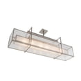 thumbnail image 6 of Meyda 157692 54 in. Nelson Oblong Pendant, S & B Clear Seedy Inside-Clear Seedy Outside Matte Clear, 6 of 7