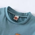 thumbnail image 7 of HCNTES Boys Outfit Sets Summer Short Sleeve Two Piece Color Block T-shirts and Shorts Set, 7 of 7