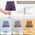 thumbnail image 4 of BZSMCE Table Lamp Creative Lavender Serenity Pattern Simple Pattern Night Light, 4 of 8