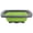 Green, variant on Collapsible Silicone Colander Strainer – Square Over-the-Sink Kitchen Basket for Draining Pasta, Washing Vegetables & Drying Dishes, Space-Saving Retractable Design, 1 Piece