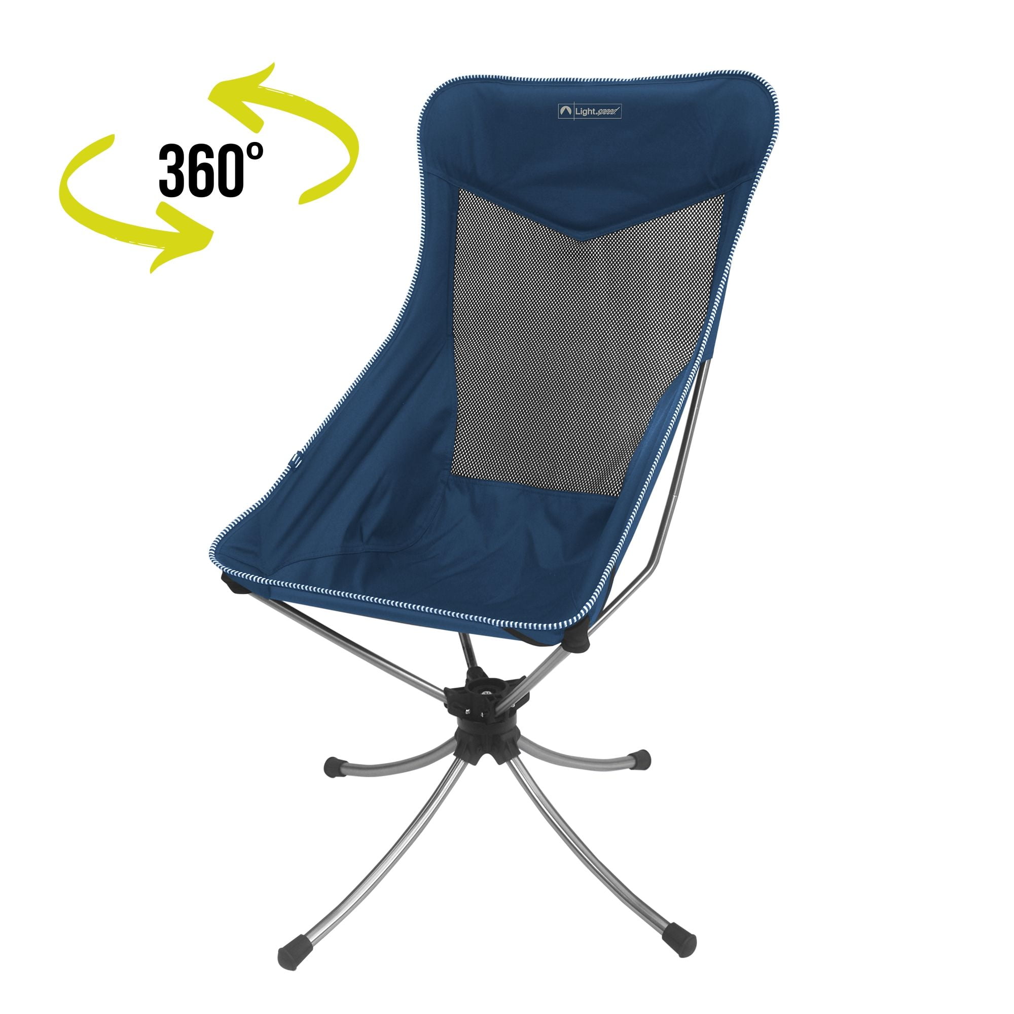 Lightspeed Outdoors 360 Spot Chair Silent Swivel Lightweight Camping