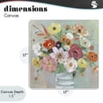 thumbnail image 4 of Stupell Industries French Country Energetic Blossom Bouquet Canvas Art, 17 x 17, by Sally Swatland, 4 of 8