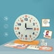 thumbnail image 5 of Reloj de madera, material didáctico para preescolar temprano, actividades de aprendizaje para niños de jardín de infantes, reloj de madera Montessori,, 5 of 9