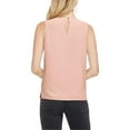thumbnail image 2 of VINCE CAMUTO $79 Womens New 1130 Pink Asymmetrical Fringe Sleeveless Top L B+B, 2 of 2