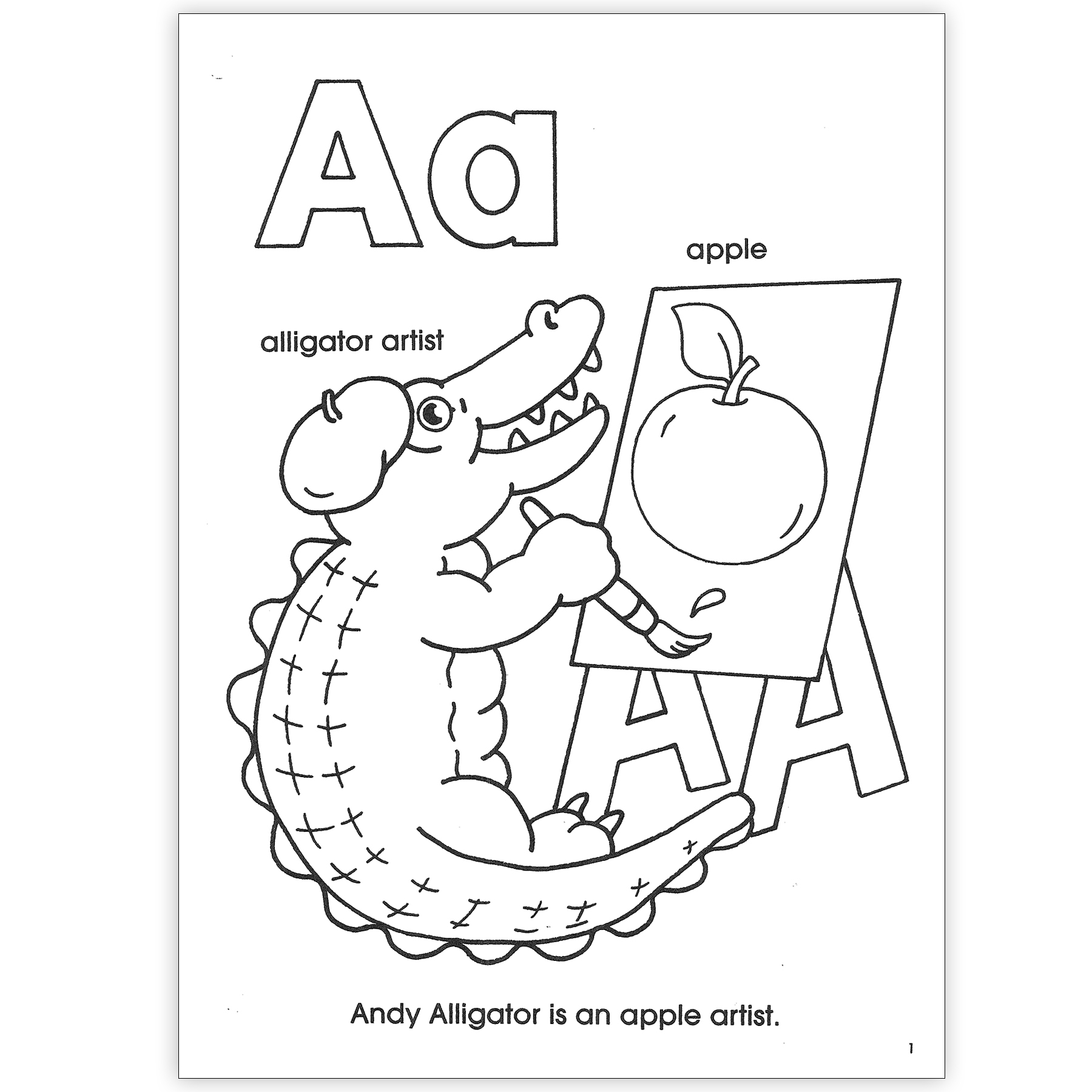 Dover Coloring Book ABC Coloring Book, Pack of 6