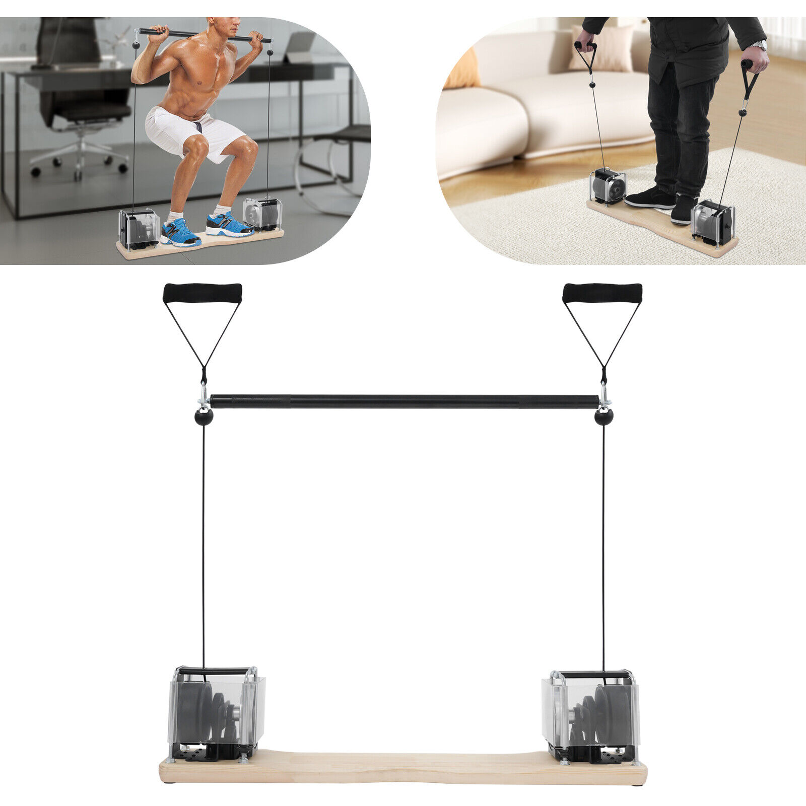 Strength Training Equipment for Home Gym 7-17kg Portable Gym & Home Exercise Equipment Anti-Slip Long Pole Free Standing Strength Training Tool