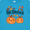 thumbnail image 4 of Inktastic Big Brother Pumpkins with Fall Leaves Boys Baby T-Shirt, 4 of 5