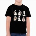 thumbnail image 5 of CAUYDY Toddler Girl Boy Halloween Shirt Spooky Graphic T-Shirt Kids Short Sleeve Tee Top Cute Fall Clothes,8-9 Y, 5 of 5