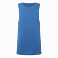 thumbnail image 4 of Ccpelsie Mens Breathable Tank Tops Summer Casual Sleeveless Lightweight Comfort Shirts Soft Outdoor Wear(Blue,XL), 4 of 5
