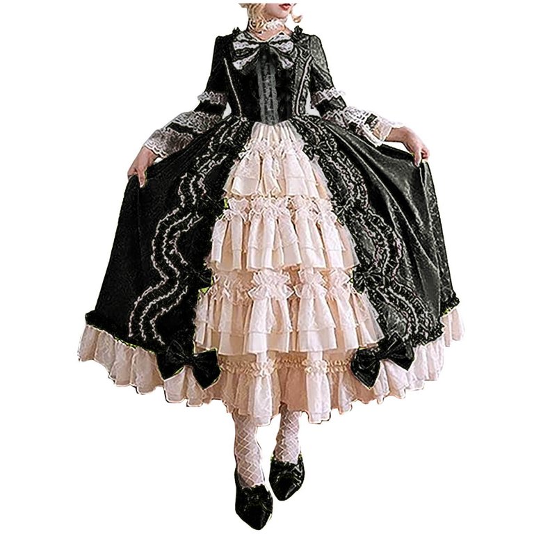 Nmnitkp Gothic Dress Different from Others Halloween Dress Unique