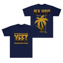 Jey Uso Golden Yeet Logo Merch T-Shirts Cosplay Women Men Fashion Streetwear Short Sleeve Tee Top