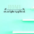 thumbnail image 1 of Custom Decals Home We Were Together; I Forget The Rest Wall Art Size: 8 X 20 Inches Color: Black, 1 of 1