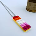 thumbnail image 2 of Mall of Style - Lesbian Pendant Necklace for Women - Rainbow Jewelry (Lesbian Necklace), 2 of 7