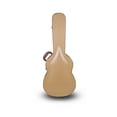thumbnail image 3 of Crossrock Hard-Shell Wooden Case-Fits 4/4 Classical Nylon String Acoustic Guitars-Stainless Steel Latches, Sponge Lining, Metal Feet, Storage Space-Vinyl Tweed, 3 of 7