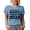 Baby Blue, variant on Promoted to Mommy Est. 2024, Baby Shower Party, New Mom, Baby Blue T-Shirt, Large