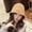 coffee, variant on Autumn and Winter Bucket Hat Women Warm Simple Color Matching Knitted Hats Fashionable and Elegant Acrylic Bob Cap