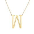 thumbnail image 1 of A-Z Plaqué Or en Acier Inoxydable Grande Lettre Initiale Pendentif Bijoux, 1 of 10