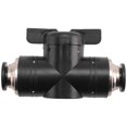 thumbnail image 4 of 10mm Push Connect Valve Ball Valve 10mm Air Flow Control Valve Quick Connect Valve Tube Fittings 3, 4 of 5