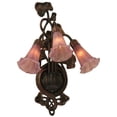 thumbnail image 2 of Meyda 10.5"W Lavender Pond Lily 3 Lt Wall Sconce, 2 of 5