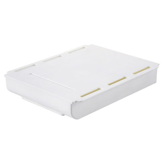 1pc Hanging Drawer Style Storage Box Under Desk Container Organizer for Office Home Table Storage