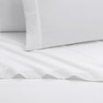 thumbnail image 3 of Chic Home Carley 4-Piece Solid Color Sheet Set, King, White, 3 of 5
