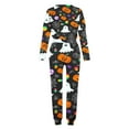 thumbnail image 5 of VBTAPA Womens Halloween Sweatsuit 2 Piece Casual Tracksuits Cute Ghost Print Crewneck Long Sleeve Tops and Drawstring Waist Pants Jogging Matching Suits Multicolor L, 5 of 6