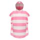 thumbnail image 1 of Albornoz de microfibra con estampado a rayas para niños, Poncho ligero de secado rápido con capucha para Surf y playa, 1 of 4