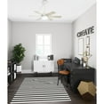thumbnail image 5 of Hunter 44 inch Indoor Ceiling Fan with LED Light and Remote Control - White Ceiling Fan, Standard Mount, 6 Blades, For Bedroom, Living Room, or Kitchen, Quiet - Pacer 51205, Fresh White, 5 of 17