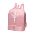 thumbnail image 3 of Mochila de ballet, bolsa de ballet, mochila ligera con zapatos separados Rosa estilo A., 3 of 9