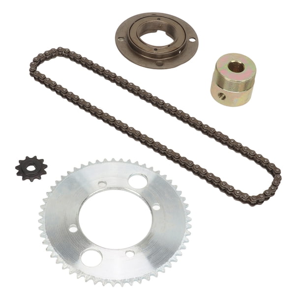 Sprocket de la Rueda de Cadena, Piñón Trasero Delantero de Alta Resistencia Con Rueda Libre para Bicicletas de Bricolaje