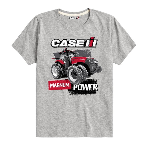 Youth Case IH Magnum Power Athletic Grey Short Sleeve T-Shirt, D20802-YHG