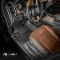 thumbnail image 5 of TuxMat - For Dodge Ram 2500 Crew Cab 2019-2026 Models - Custom Car Mats - Maximum Coverage, All Weather, Laser Measured - This Full Set Includes 1st and 2nd Rows, 5 of 10