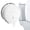 White, variant on Toilet Paper Holders | Large Wall Mount No Drill Dispenser with Key | Toilet Roll Holder | for Bathroom Home Hotel Office Hospital School