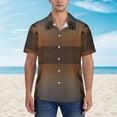 thumbnail image 5 of Fantasy Sunset Men's 3d Print Casual Button Down Shirts, Novelty Hawaiian Short Sleeves L, 5 of 8