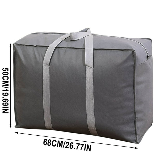 SDNall Packing Bags for Moving, Luggage Bags for Travel, Storage Bags with Durable Handles, Non-Woven Moisture Resistant Organizers for Clothes and Quilts