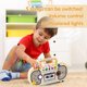 thumbnail image 3 of Grabadora de Voz Digital de Madera , Juguete con 5 Interruptores de Palanca de Música, Tablero de Actividades para Niños Pequeños con 7 Luces LED, Juguete, 3 of 5