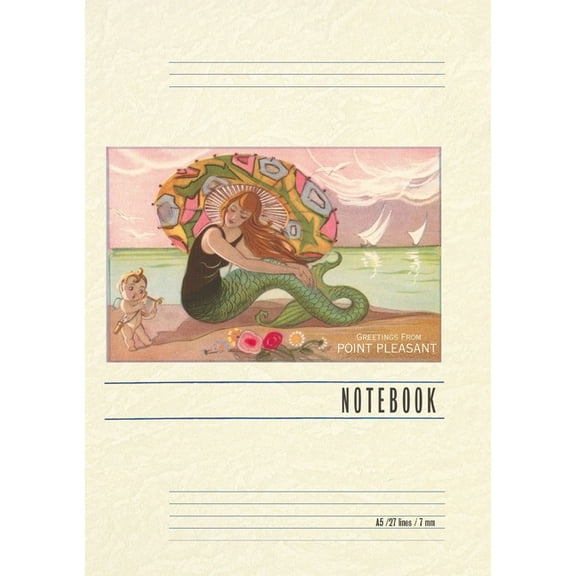 Vintage Lined Notebook Greetings from Point Pleasant, (Paperback)