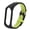 Black and Green, variant on YAHHU Replacement Wristband for Mi Band 7/6/5/4/3, Full Protection Adjustable Soft Silicone Smart Bracelet Strap, Grey and Green