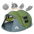 thumbnail image 1 of Pop Up Tents for Camping 4 Person Waterproof Tent Easy Pop Up Army Tents Surplus Tents Military Tents Military Pop Up Tent Popup Tent Camping Easy Up Camping Tents Instant Pop Up Tent Big Green, 1 of 5
