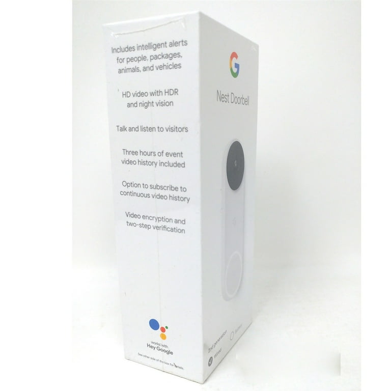Google Nest Cam ホワイト　ドアベル　セット Google Nest Cam ホワイト ドアベル セット Google Nest Cam ホワイト