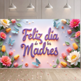 thumbnail image 3 of Floral Design Happy Mother's Day Butterfly Banner Spring Theme for Celebrations Home Decoration Gift, 3 of 5