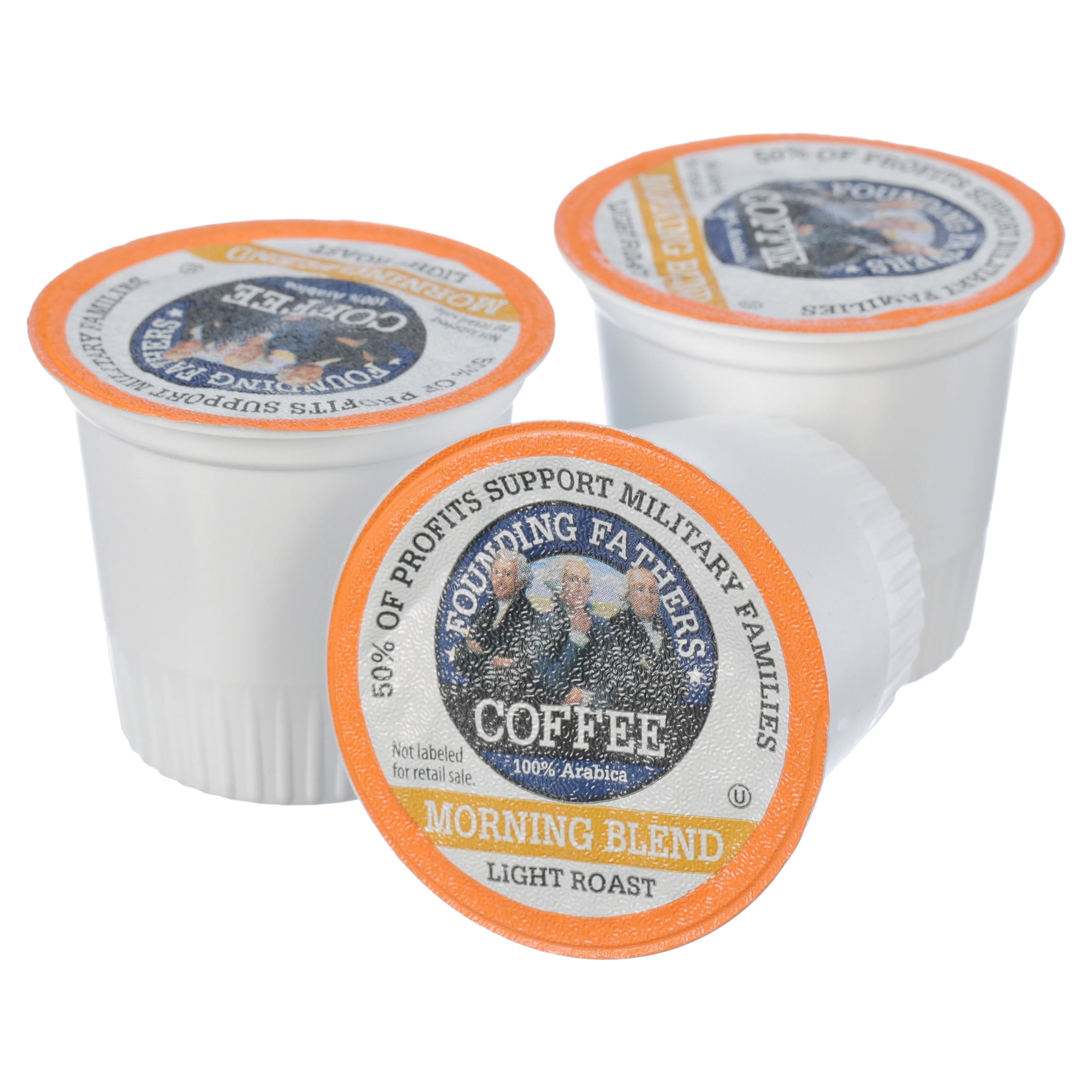 Founding Fathers Morning Blend Coffee 100% Arabica Kcups, 16 Ct