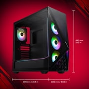 iBUYPOWER Slate Gaming PC Desktop, Intel Core i7 14700F, NVIDIA GeForce RTX 5060Ti 8GB, 32GB DDR5 RGB RAM, 1TB NVMe SSD