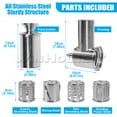 thumbnail image 5 of Metal Prep Slicer & Shredder Stand Mixer Attachment for KitchenAid  Food Home Commercial Kitchen Bussiness, 5 of 10