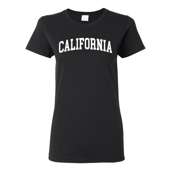 Wild Bobby State of California College Style Women Graphic Tee