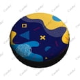 thumbnail image 5 of 80s-90s Style Color Splash Print Spare Tire Cover Waterproof Tire Wheel Protector for Car Truck SUV Camper Trailer Rv 14"-17", 5 of 5
