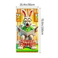 thumbnail image 3 of Nmdmisc Easter Bunny Door Banner,Easter Bunny Door Cover Wreath Egg Easter Door Banner Accessory Hanging Banner Sign Decoration for Happy Easter Party Favors (Banner,35.4"X70.8"), 3 of 6