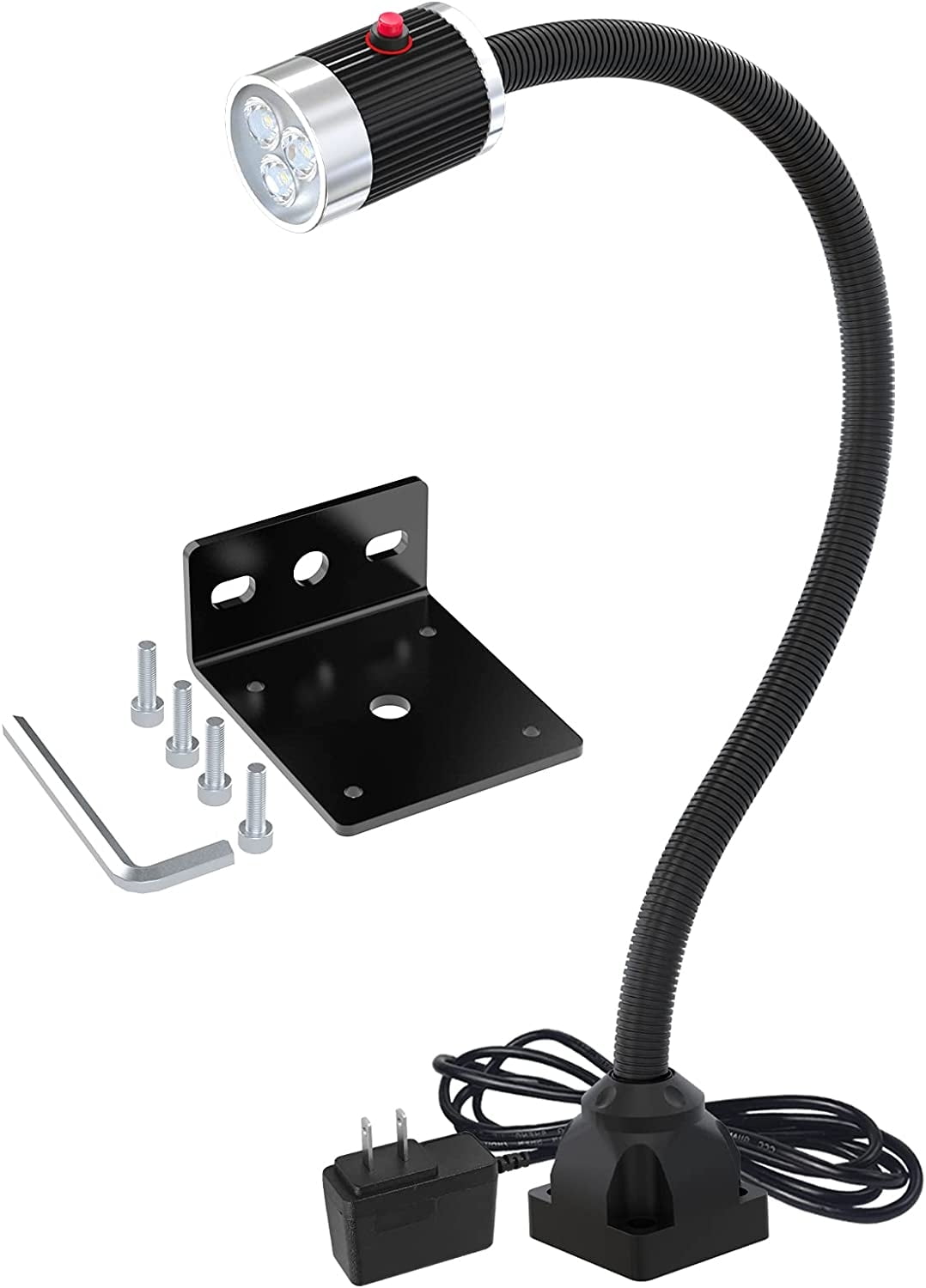 Flexible work light, Led machine light, Led light gooseneck 900 Lumen
