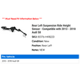 thumbnail image 2 of Rear Left Suspension Ride Height Sensor - Compatible with 2013 - 2018 Audi S8 2014 2015 2016 2017, 2 of 2